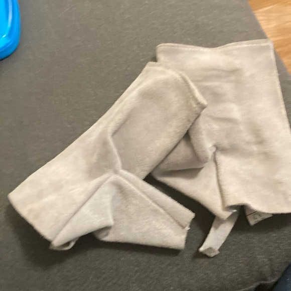 Suede Fingerless Gloves - Picture 2 of 8